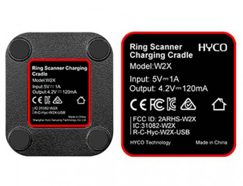 About the Power, Charger Specifications, and Handling of Loss or Damage for HYCO Ring Scanner